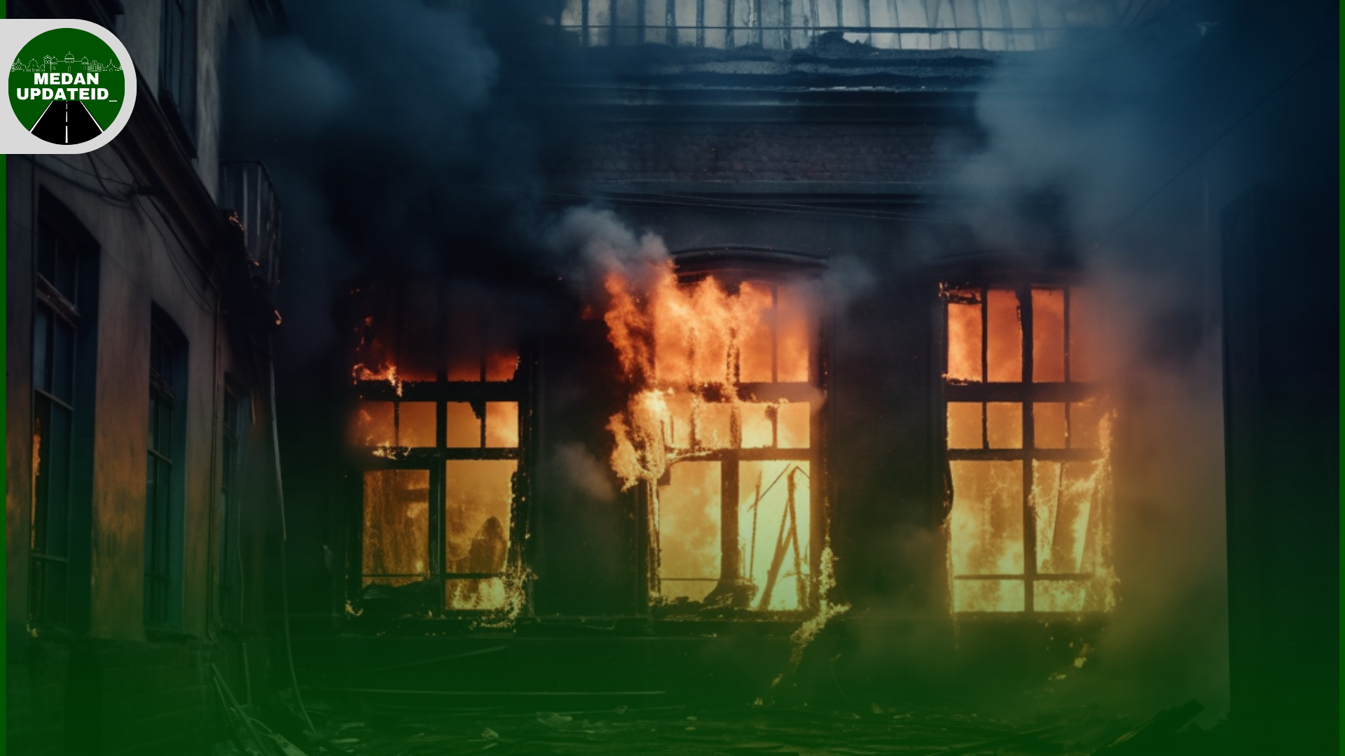Pipa BBM Bocor, Delapan Rumah Ludes Terbakar di Belawan