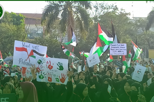 Tokoh Agama dan Warga Sumut Gelar Aksi Bela Palestina